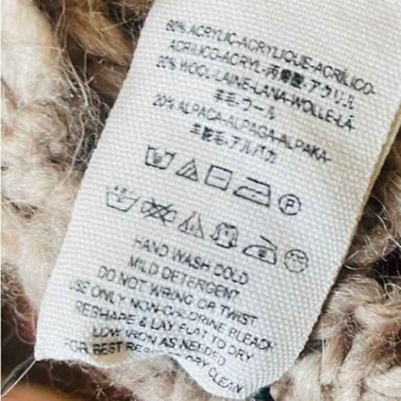 Free People Buttermilk biscuit wool alpaca duster sweater - Picture 5 of 10